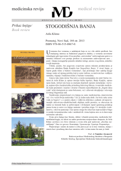 MONOGRAFIJA BANJA KANJIŽA Atila Klimo