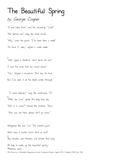 The Beautiful Spring