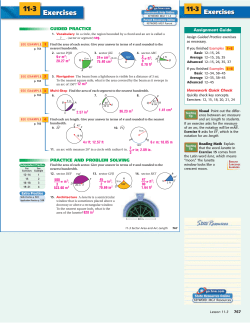 Exercises 11-3 - Spokane Public Schools