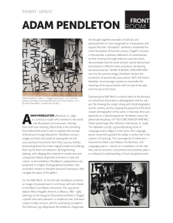 Adam Pendleton
