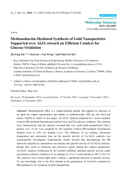 Methanobactin-Mediated Synthesis of Gold Nanoparticles