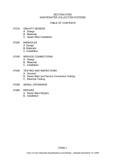 Section 07000 - Town of Cary