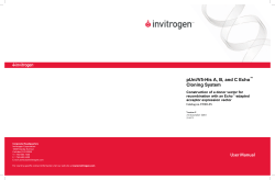 pUni/V5-His A, B, and C - Thermo Fisher Scientific