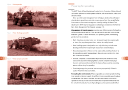 Preparing for spreading