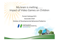 My brain is melting&hellip;&hellip;.. Impact of Video Games on Children