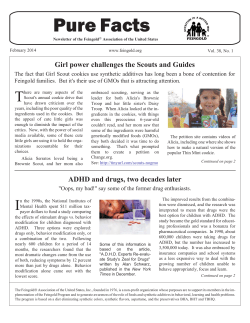 February - The Feingold Diet