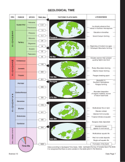 Science 10 Geological Time