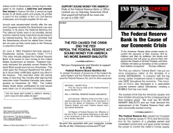End The Fed Handout