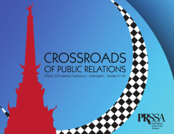 2016 National Conference program  - PRSSA