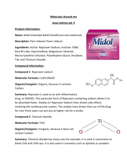 Molecules Around me Jessa Salmon pd. 9 Product Information