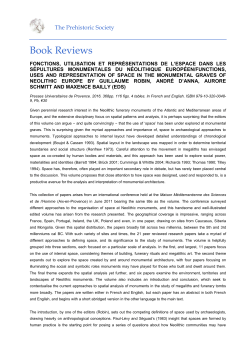 Uses and representation of space in the monumental graves of