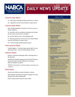 NABCA Daily News Update (3/1/2017)