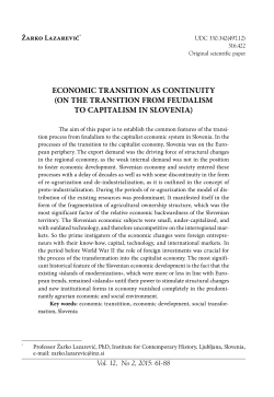 economic transition as continuity (on the transition from feudalism to