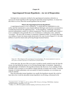 Superimposed Stream Hypothesis&mdash;An Act of