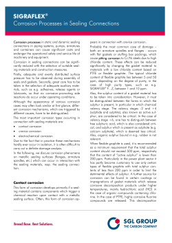 Corrosion Processes in Sealing Connections