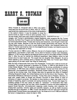 HARRY B. TRUMAN