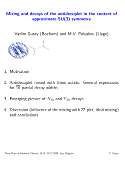 symmetry Vadim Guzey (Bochum) and MV Polyakov (Liege