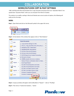 CMiC Collaboration - Copy - Paste Settings