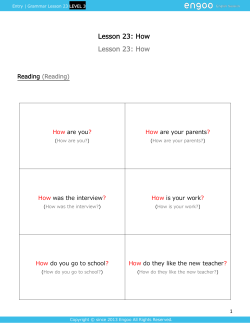 ENGOO English Session