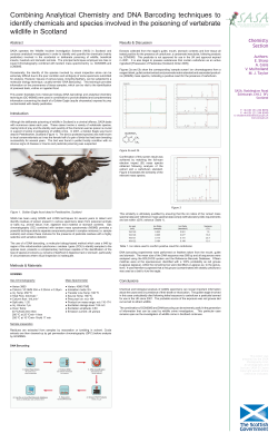 chem poster - Combining analytical chemistry and DNA