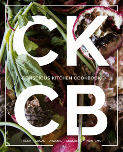 conscious kitchen cookbook