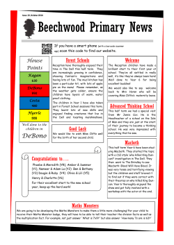 Beechwood Primary News - Beechwood Primary School