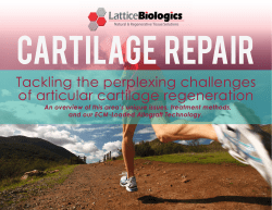Tackling the perplexing challenges of articular