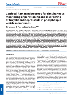 Confocal Raman microscopy for simultaneous monitoring of