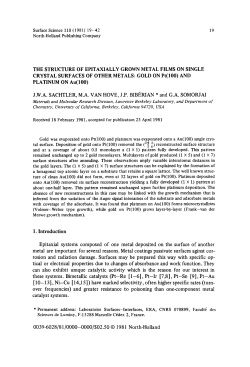 Surface Science 110 (1981) 19-42 19 North