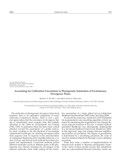 Accounting for Calibration Uncertainty in Phylogenetic Estimation of