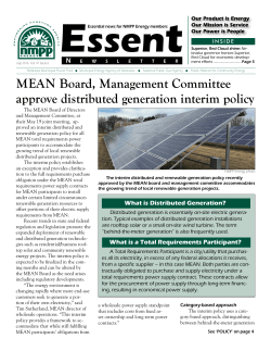 MEAN Board, Management Committee approve distributed