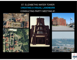 St. Elizabeths Water Tower July Community Presentation