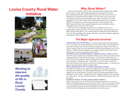Louisa County Rural Water Initiative