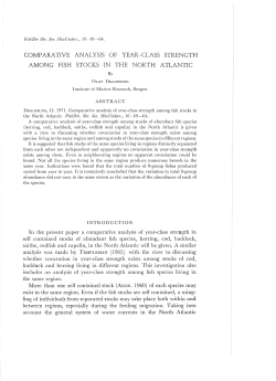 Comparative Analysis of Year-Class Strength Among Fish Stocks in