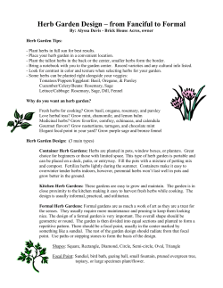 Herb Garden Design &ndash; from Fanciful to Formal