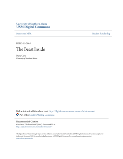 The Beast Inside - USM Digital Commons