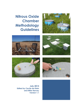 Nitrous Oxide Chamber Methodology Guidelines