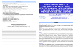IDENTIFYING THE SAFETY OF LOW MOLECULAR WEIGHT (LMW