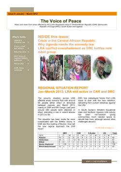 The Voice of Peace - Conciliation Resources