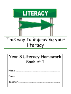 This way to improving your literacy