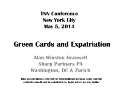 Green Cards and Expatriation