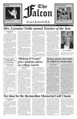 2002 May Falcon - Saint Joseph High School