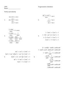 cppc trig identity review answers