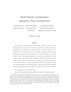 Divided Majority and Information Aggregation