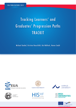 Tracking Learners` and Graduates` Progression Paths TRACKIT