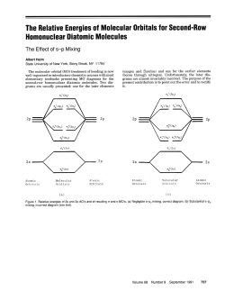 The effect of sp mixing