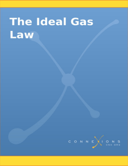 The Ideal Gas Law - HCC Learning Web
