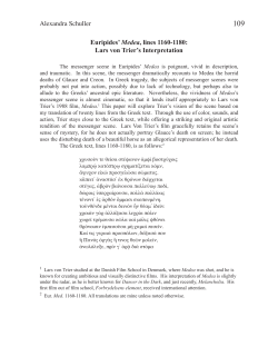 Alexandra Schuller Euripides` Medea, lines 1160