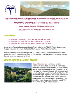 ADTC ULTIMATE Rocky Mountains!