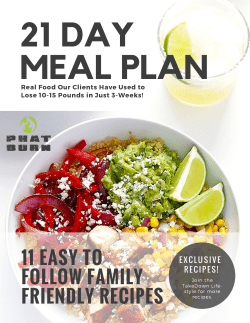 11 EASY TO FOLLOW FAMILY FRIENDLY RECIPES